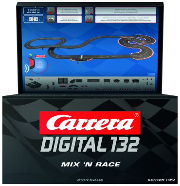 Carrera 30052 Mix 'N Race Set, Second Edition, Digital 132/124 - Does not Include Cars